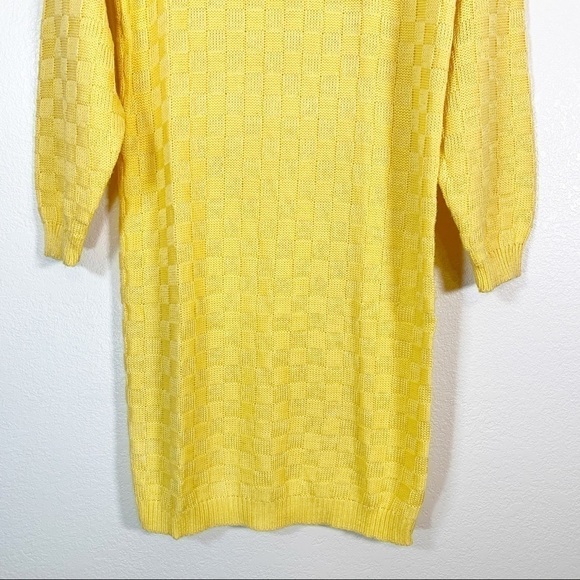 Vintage Latidudes Knit Sweat Midi Dress Small - Picture 4 of 6
